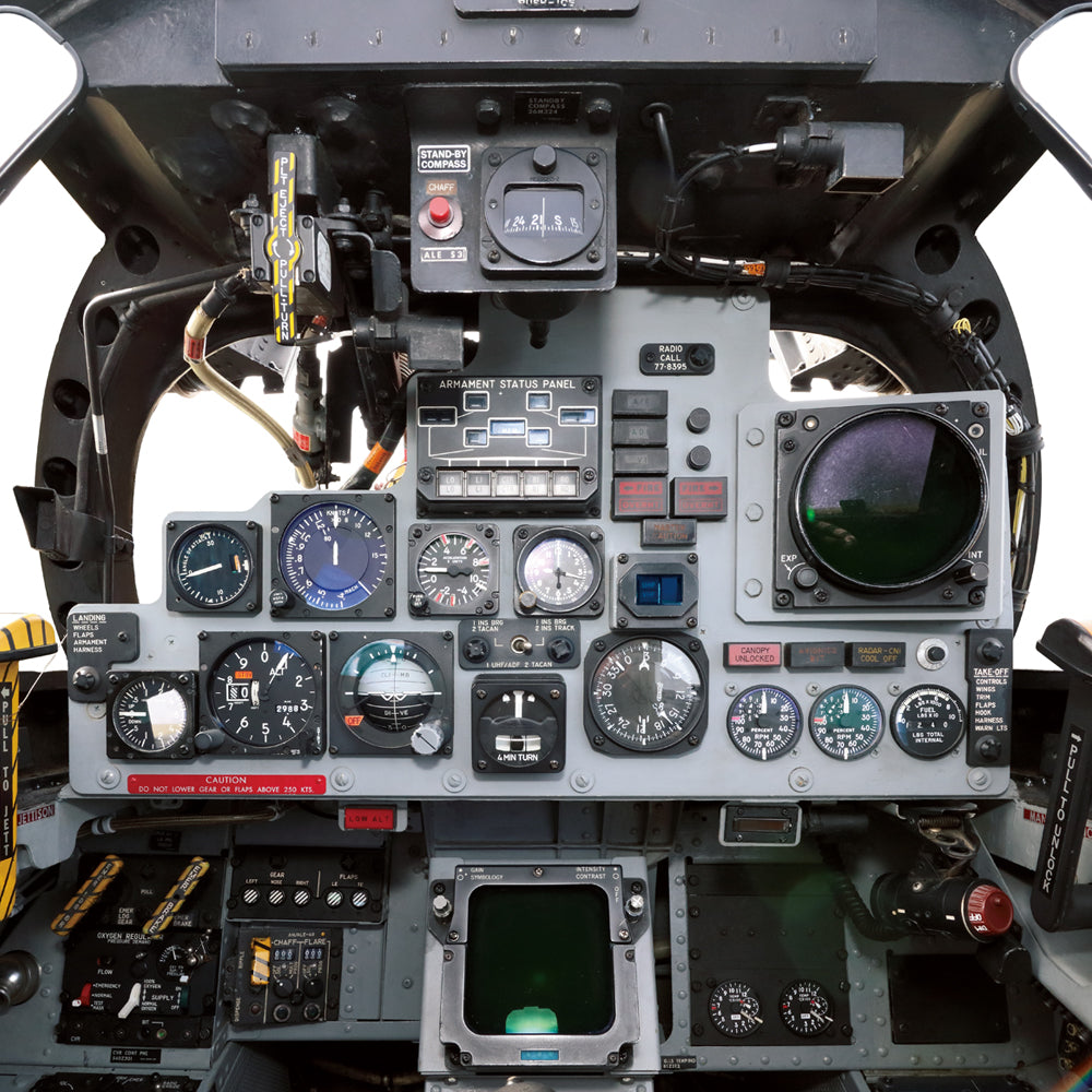 【各部名称ページ付き!】F-4EJ改 実物大コクピットポスター / 後席