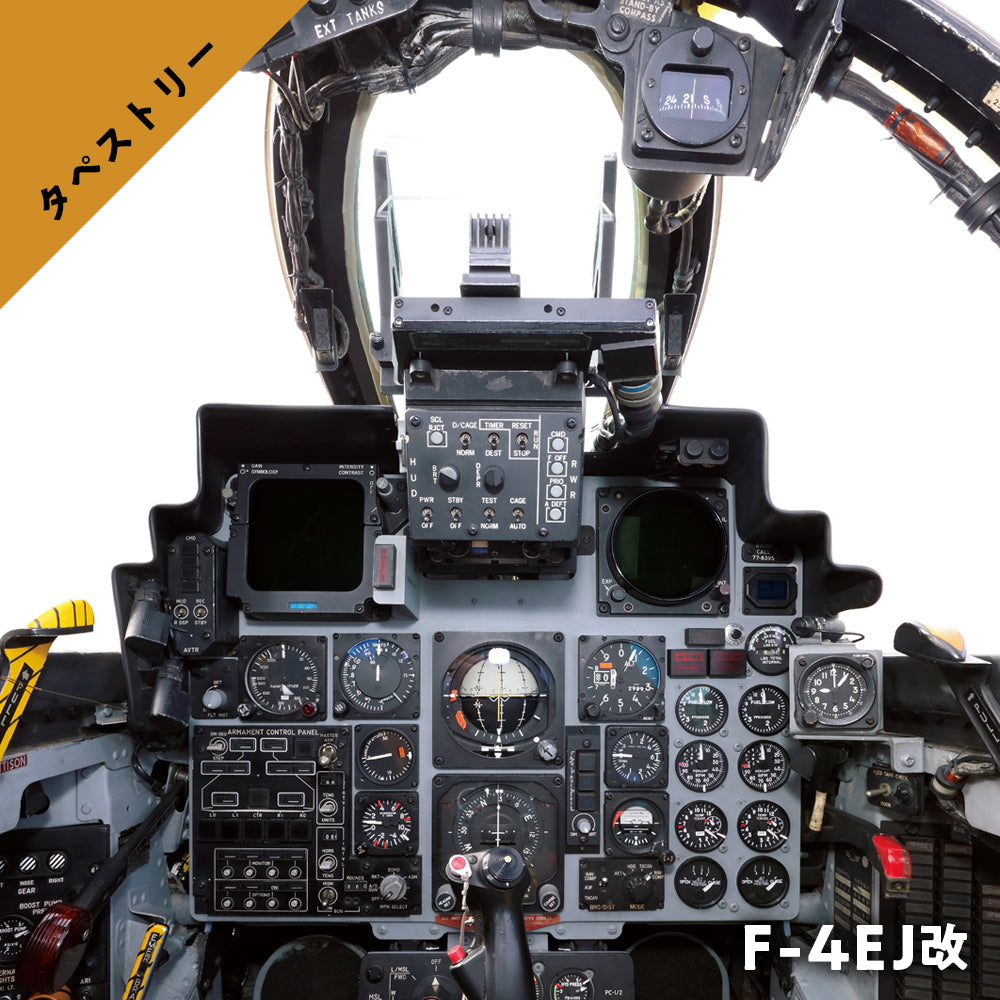 F-4EJ改 実物大コクピットタペストリー / 前席 (各部名称ページ付き)
