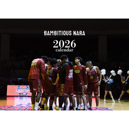 【A4中綴じタイプ】BAMBITIOUS NARA 2026 CALENDAR