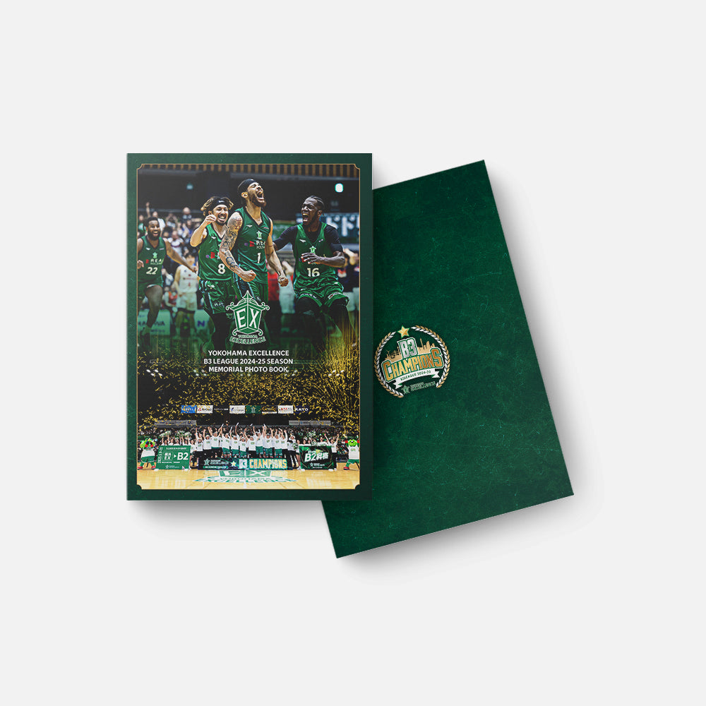 【A5/96P版 くるみ製本】YOKOHAMA EXCELLENCE 2024-25 SEASON MEMORIAL PHOTOBOOK
