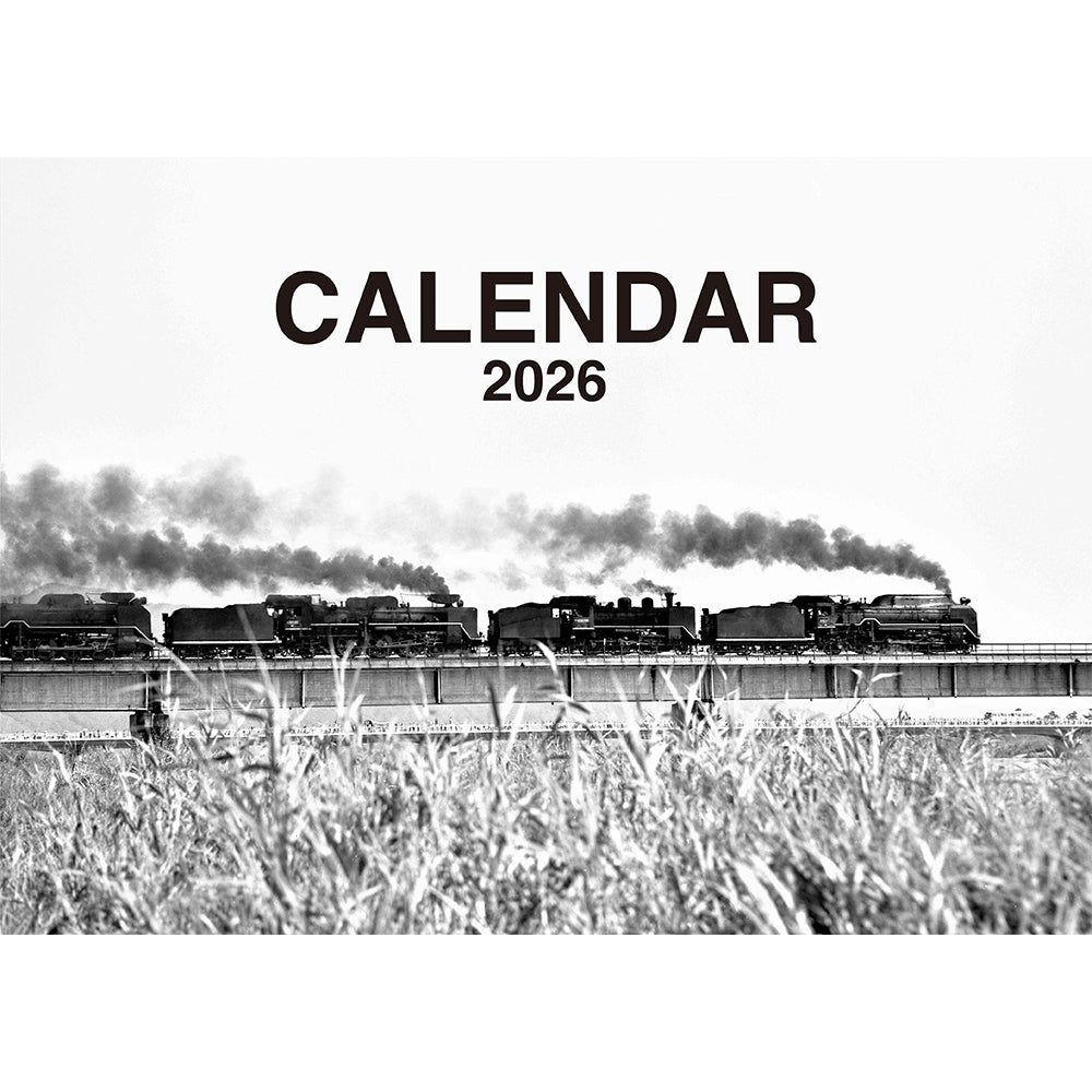 【A4中綴じタイプ】モノクロームJNRの時代 2026カレンダー