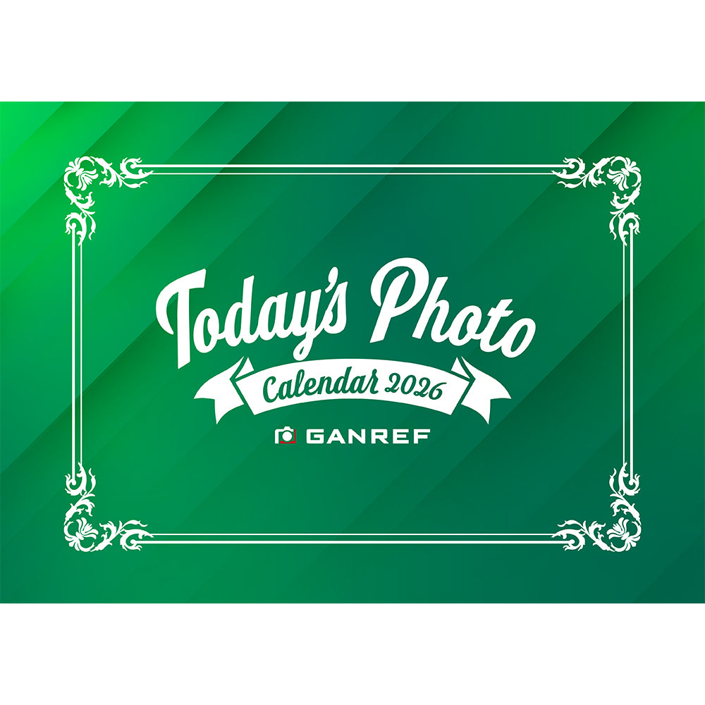 【A4中綴じタイプ】GANREF“TODAY'S PHOTO”2026カレンダー