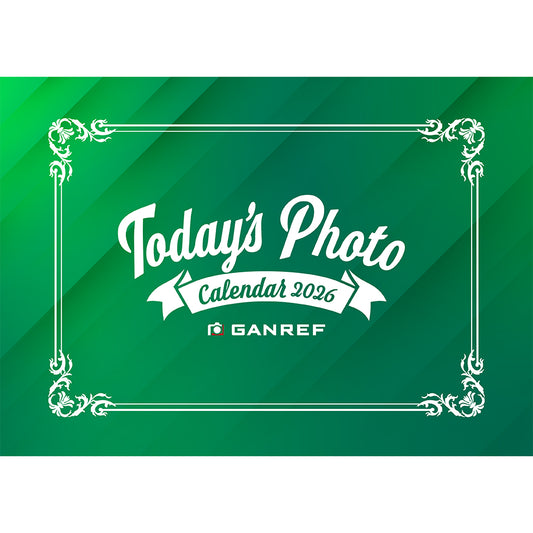 【A4中綴じタイプ】GANREF“TODAY'S PHOTO”2026カレンダー